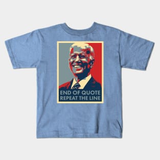 Biden: End of Quote Kids T-Shirt